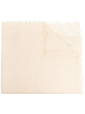 

Logo frayed-hem scarf, Zadig&Voltaire Logo frayed-hem scarf