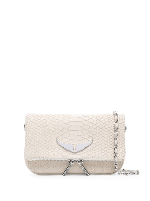 

Small croc-embossed crossbody bag, Zadig&Voltaire Small croc-embossed crossbody bag