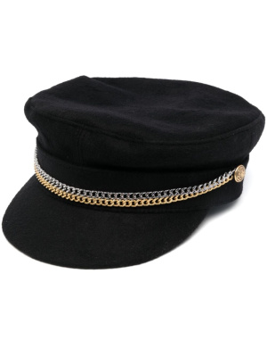 

Chain-link detail wool cap, Zadig&Voltaire Chain-link detail wool cap