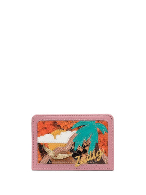 

Graphic-print leather wallet, Zadig&Voltaire Graphic-print leather wallet