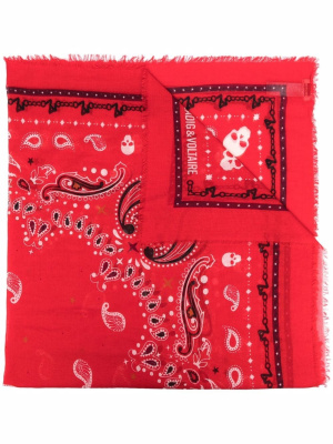 

Delta paisley-print bandana, Zadig&Voltaire Delta paisley-print bandana