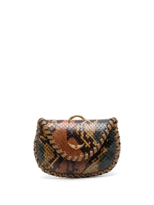 

Snakeskin-print leather wallet, Zadig&Voltaire Snakeskin-print leather wallet