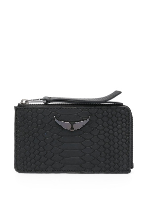 

Logo-plaque leather purse, Zadig&Voltaire Logo-plaque leather purse