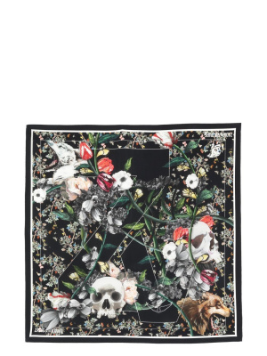 

Floral-print silk scarf, Zadig&Voltaire Floral-print silk scarf