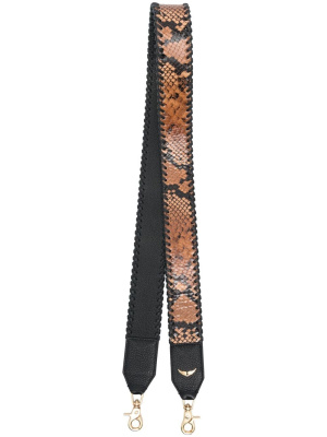 

Snakeskin-print bag strap, Zadig&Voltaire Snakeskin-print bag strap