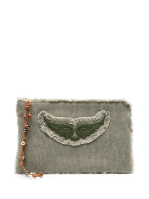 

Uma wing-patch purse, Zadig&Voltaire Uma wing-patch purse