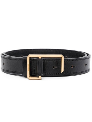 

Engraved-logo buckle leather belt, Zadig&Voltaire Engraved-logo buckle leather belt