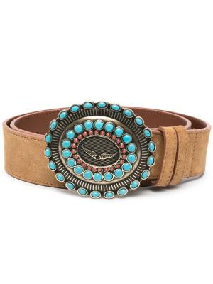 

Crystal-embellished leather belt, Zadig&Voltaire Crystal-embellished leather belt