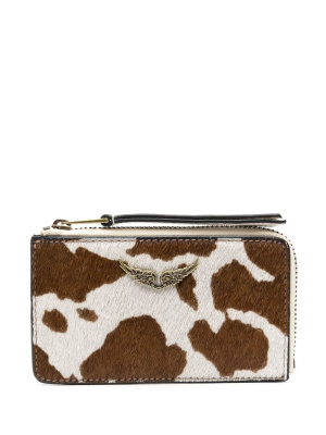 

Logo-plaque zip-up wallet, Zadig&Voltaire Logo-plaque zip-up wallet