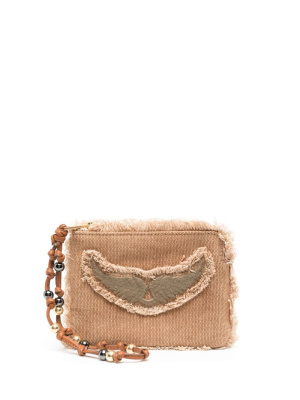 

Mini Uma wing-patch purse, Zadig&Voltaire Mini Uma wing-patch purse