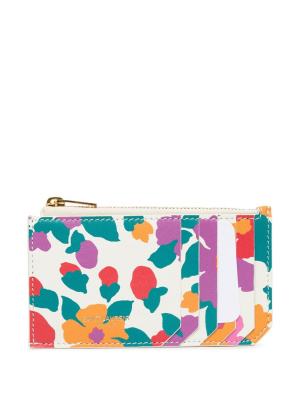 

Floral-print cardholder, Saint Laurent Floral-print cardholder