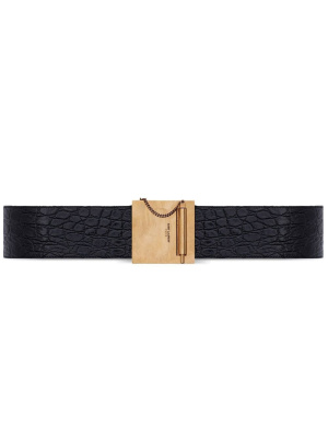 

Bar-pin fastening belt, Saint Laurent Bar-pin fastening belt