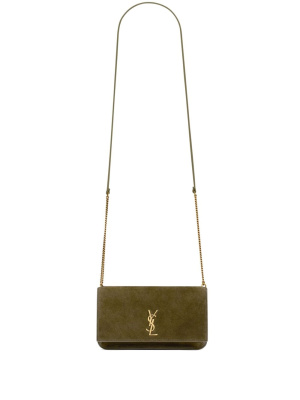 

Logo-plaque leather phone case, Saint Laurent Logo-plaque leather phone case
