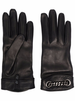 

Chainlink full-finger gloves, Saint Laurent Chainlink full-finger gloves