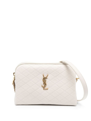

Gaby quilted-leather crossbody bag, Saint Laurent Gaby quilted-leather crossbody bag