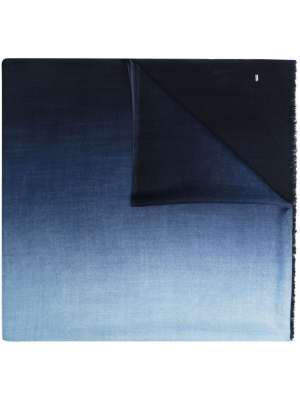 

Ombré-effect cashmere-silk blend scarf, Saint Laurent Ombré-effect cashmere-silk blend scarf