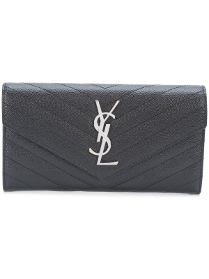 

Large Monogram flap wallet, Saint Laurent Large Monogram flap wallet