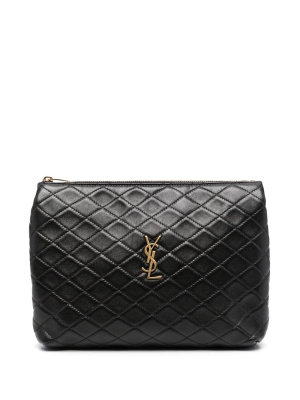 

Logo plaque coin purse, Saint Laurent Logo plaque coin purse