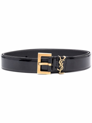 

Monogram plaque belt, Saint Laurent Monogram plaque belt