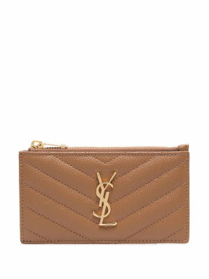 

Monogram zipped cardholder, Saint Laurent Monogram zipped cardholder