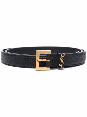 

Monogram square-buckle belt, Saint Laurent Monogram square-buckle belt