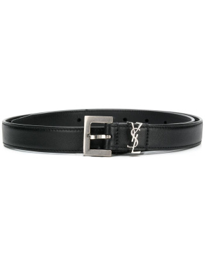 

Monogram square-buckle belt, Saint Laurent Monogram square-buckle belt