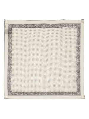 

Polka dot-print wool scarf, Saint Laurent Polka dot-print wool scarf