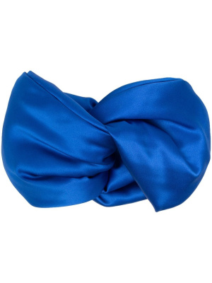 

Silk satin-twist headband, Saint Laurent Silk satin-twist headband