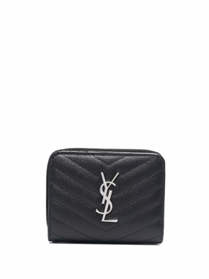 

Monogram quilted wallet, Saint Laurent Monogram quilted wallet