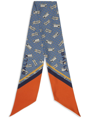 

Graphic-print cashmere scarf, Bally Graphic-print cashmere scarf