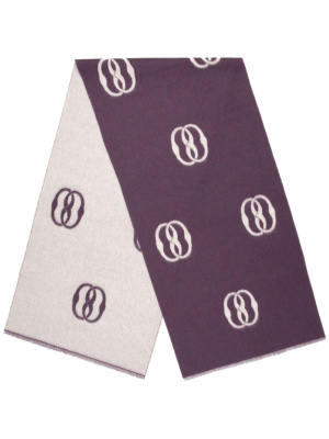 

Emblem jacquard wool scarf, Bally Emblem jacquard wool scarf