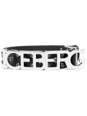 

Logo-buckle lambskin belt, Iceberg Logo-buckle lambskin belt