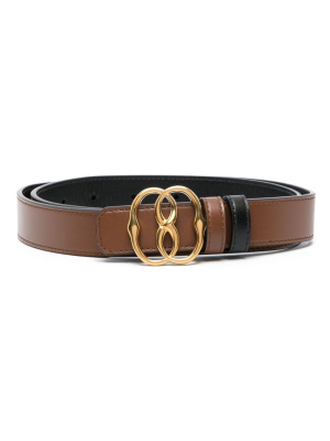 

Logo-buckle reversible leather belt, Bally Logo-buckle reversible leather belt