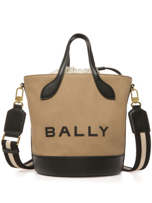 

Bar 8 Hours logo-print bucket bag, Bally Bar 8 Hours logo-print bucket bag