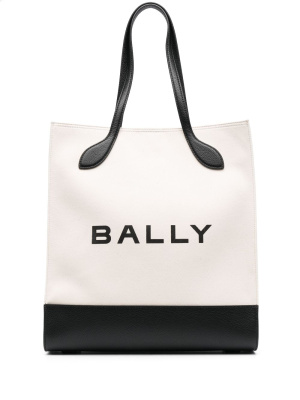 

Logo-print tote bag, Bally Logo-print tote bag