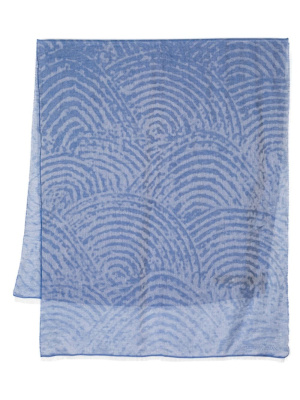

Graphic-print frayed-edge scarf, Emporio Armani Graphic-print frayed-edge scarf