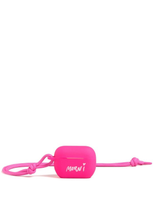

Gummy logo-print AirPods case, Marni Gummy logo-print AirPods case