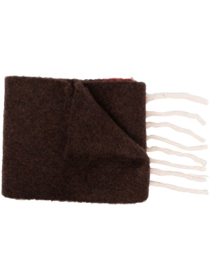 

Logo-print knitted scarf, Marni Logo-print knitted scarf