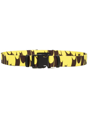 

Abstract-print buckle belt, Stella McCartney Abstract-print buckle belt
