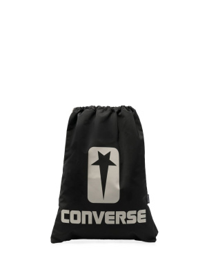 

X Converse logo-print backpack, Rick Owens DRKSHDW X Converse logo-print backpack