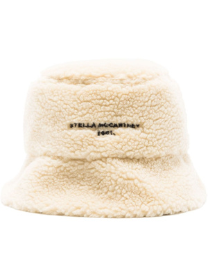 

Reversible faux-shearling bucket hat, Stella McCartney Reversible faux-shearling bucket hat