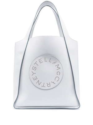 

Stella perforated-logo tote bag, Stella McCartney Stella perforated-logo tote bag