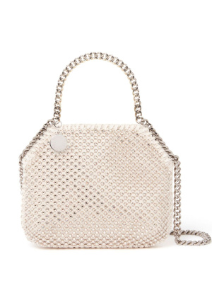 

Falabella crystal-embellished shoulder bag, Stella McCartney Falabella crystal-embellished shoulder bag