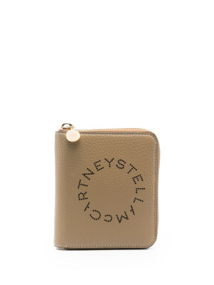 

Logo-print zip-up wallet, Stella McCartney Logo-print zip-up wallet