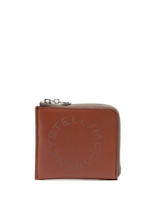 

Perforated-logo detail wallet, Stella McCartney Perforated-logo detail wallet