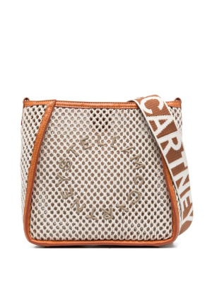 

Stella Logo embroidered shoulder bag, Stella McCartney Stella Logo embroidered shoulder bag
