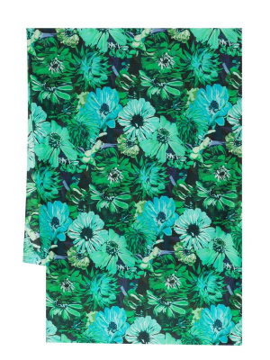 

All-over floral print scarf, Stella McCartney All-over floral print scarf