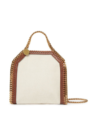 

Falabella logo-pendant tote bag, Stella McCartney Falabella logo-pendant tote bag