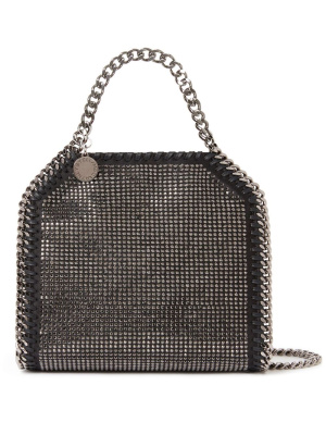 

Mini Falabella crystal-embellished bag, Stella McCartney Mini Falabella crystal-embellished bag