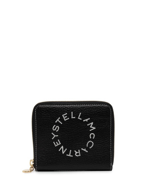 

Logo-print zip-around wallet, Stella McCartney Logo-print zip-around wallet